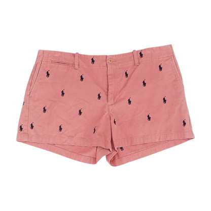 Pink Print Chino Shorts