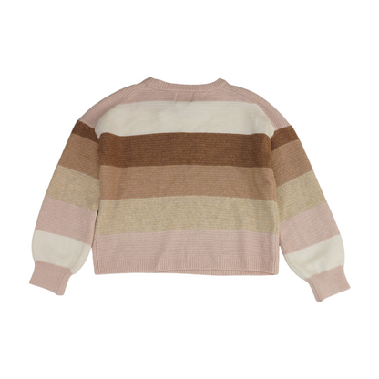 Multi Color Block Pullover Sweater