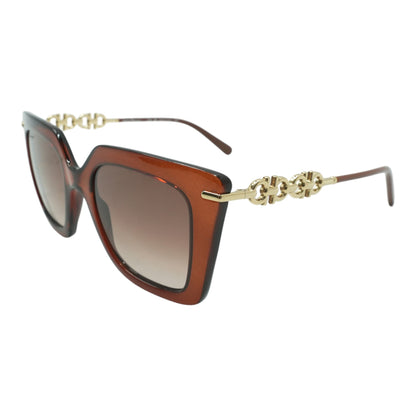Brown Unknown Square Sunglasses