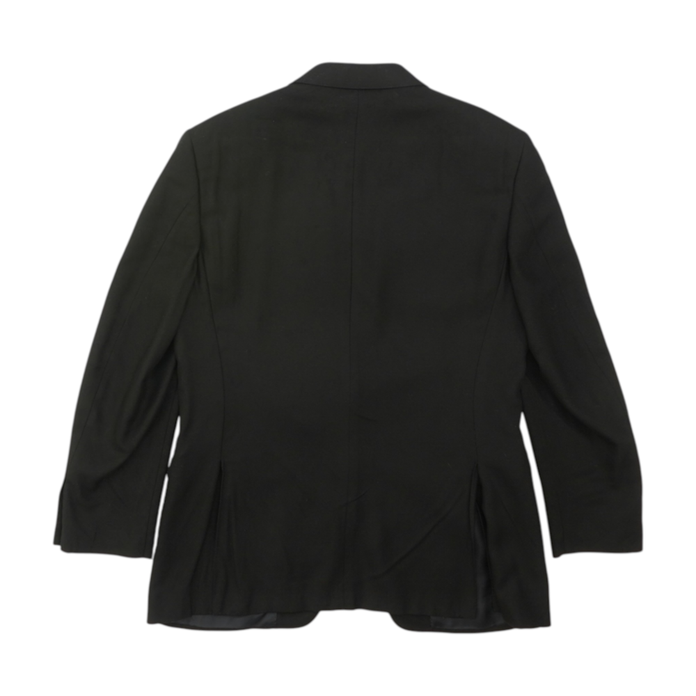 Canali Black Solid Sport Coat – Image 2