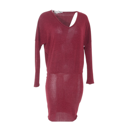 Burgundy Midi Dress