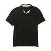 Black Solid Short Sleeve Polo