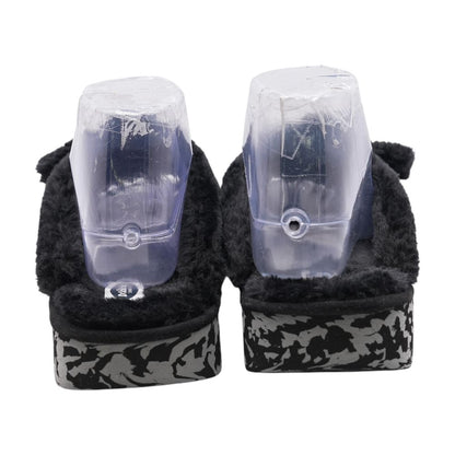 Black Slipper Flats