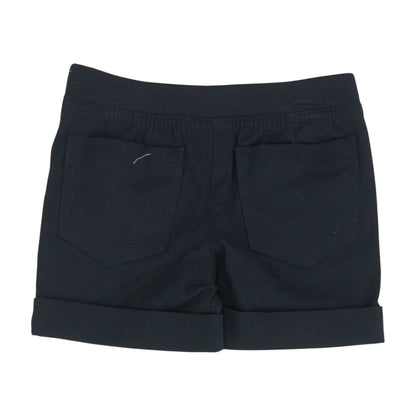 Navy Solid Shorts