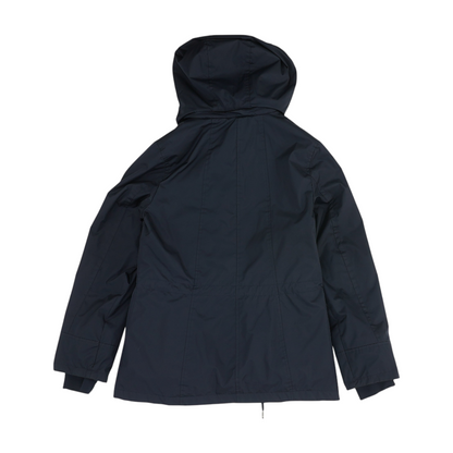 Navy Solid Rain Jacket