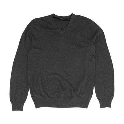 Charcoal Solid Pullover Sweater
