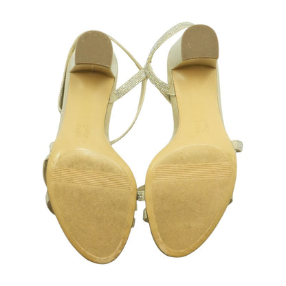 Gold Block Heels