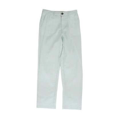 Blue Striped Chino Pants