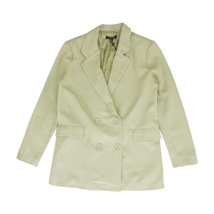 Green Solid Blazer