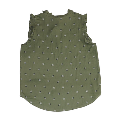 Green Print Blouse