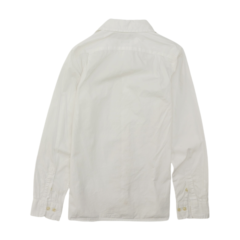 White Long Sleeve Button Down