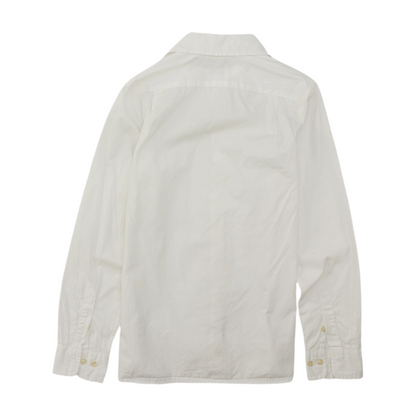 White Long Sleeve Button Down