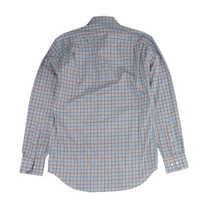 Gray Check Long Sleeve Button Down