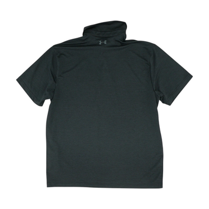 Charcoal Solid Short Sleeve Polo