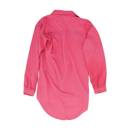 Pink Solid Button Down