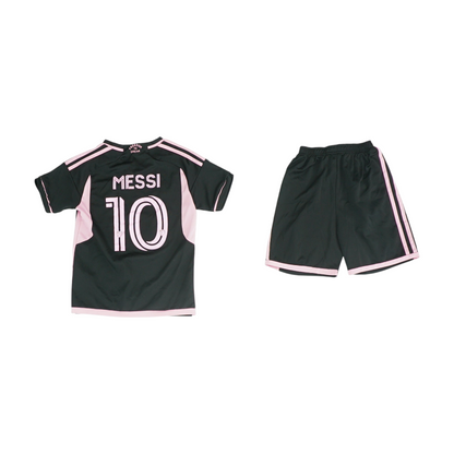 Black Miami CF Color Block Short Sleeve Set