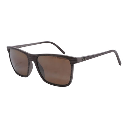 Brown One Way Square Sunglasses