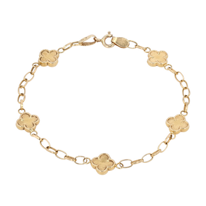14K Yellow Gold Chain Bracelet