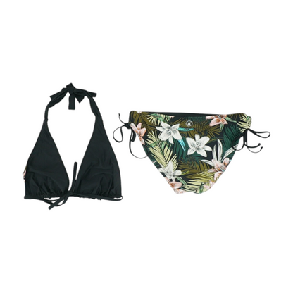 Black Tropical Two-Piece