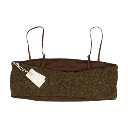 Brown Misc Swim Top