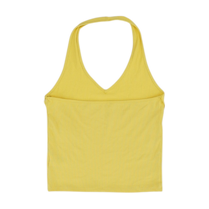Yellow Cropped Blouse