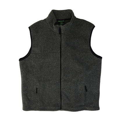 Gray Tall Solid Vest