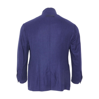 Navy Il Conte Cashmere, Silk, Linen Chore Jacket