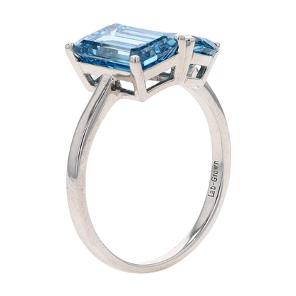 3 5/8 ctw 14K White Gold Lab Grown Diamond Fashion Ring