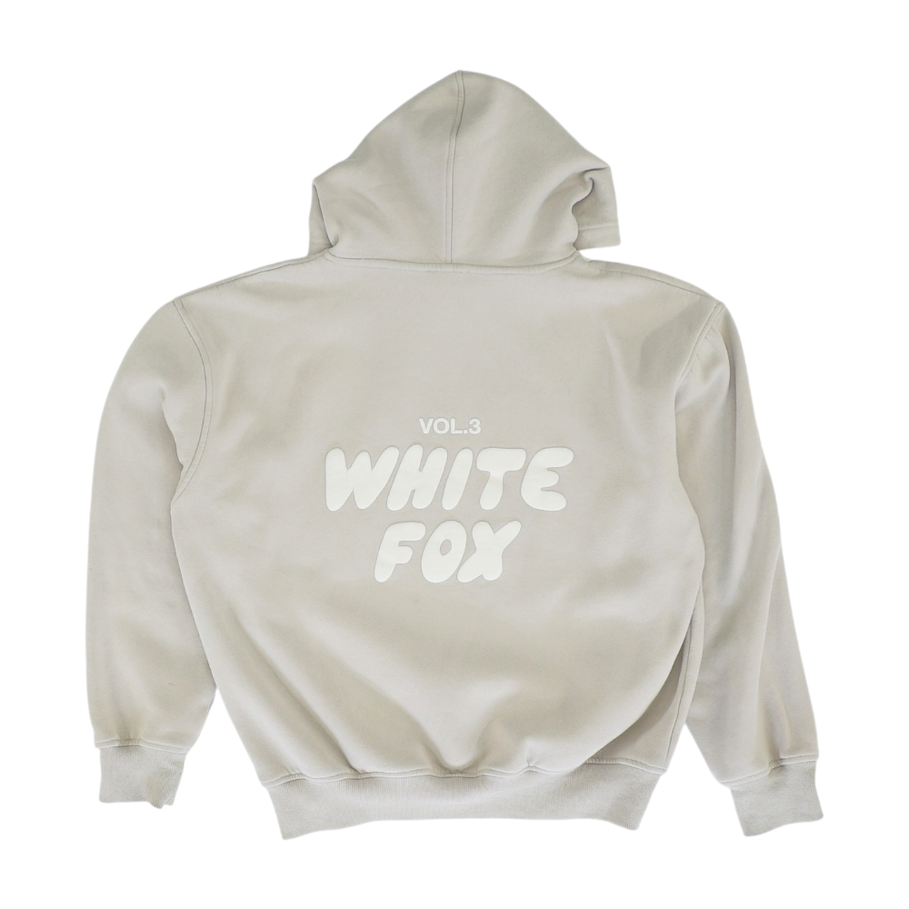 Gray Solid Hoodie Pullover