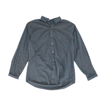 Black Striped Long Sleeve Button Down