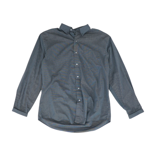 Black Striped Long Sleeve Button Down