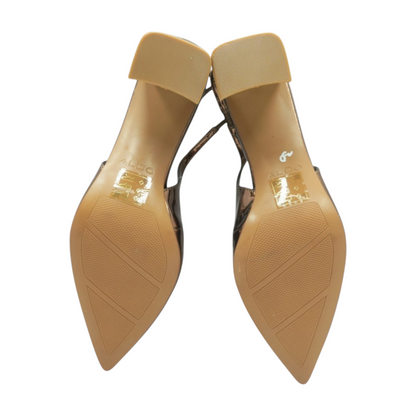 Brown Block Heels