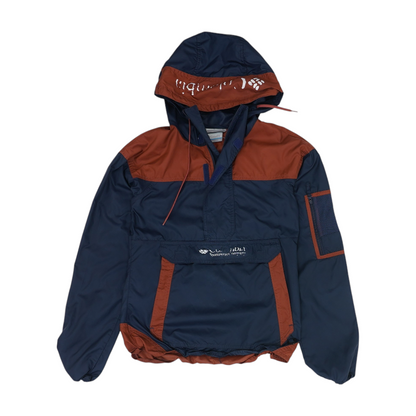 Navy Solid Rain Jacket