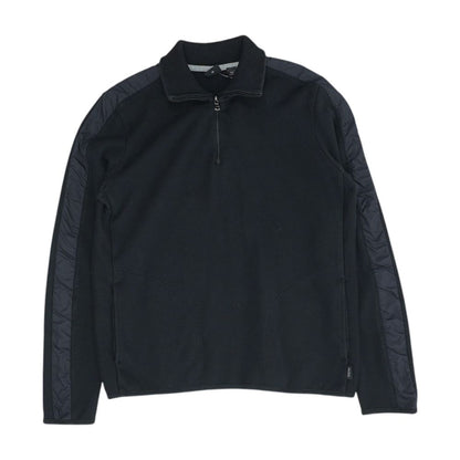 Black 1/4 Zip Pullover