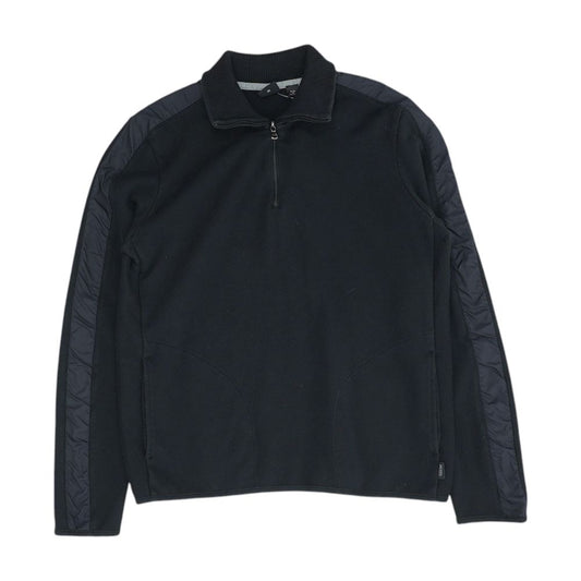 Black 1/4 Zip Pullover