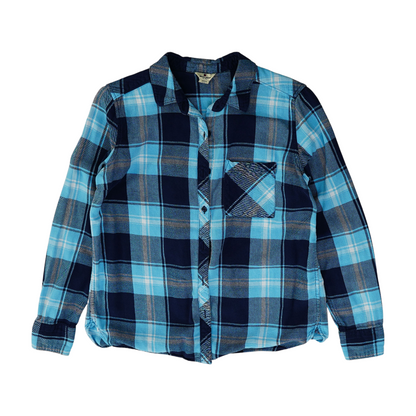 Blue Plaid Button Down