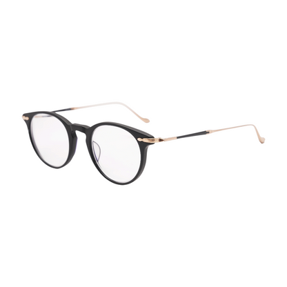 Black Round Prescription Eyewear