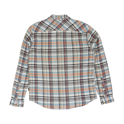 Multi Plaid Long Sleeve Button Down