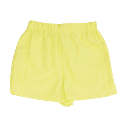 Green Solid Active Shorts