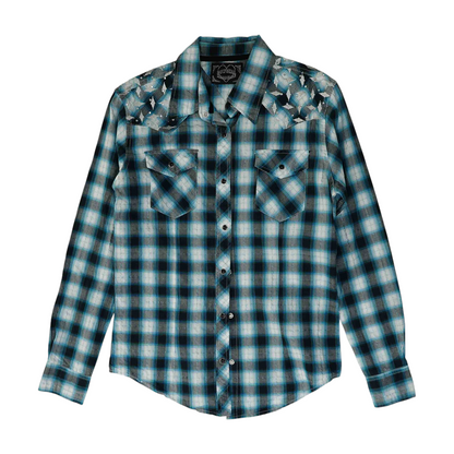 Blue Plaid Button Down