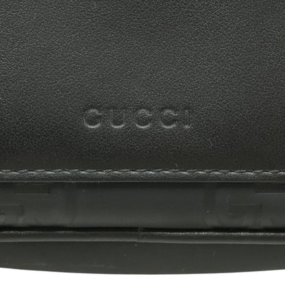 GG Rubber Effect Crossbody Bag in Black