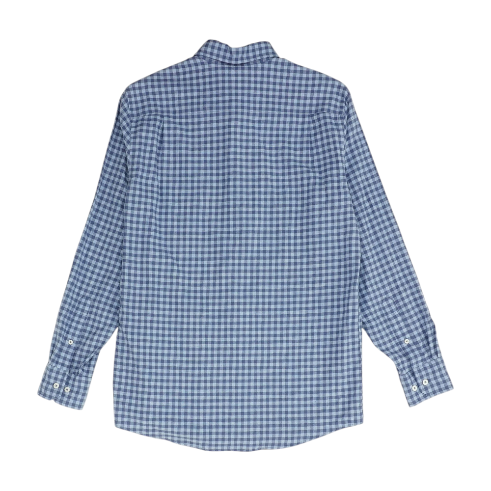 Blue Check Flannel Button Down