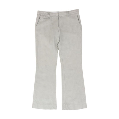 Gray Solid Pants