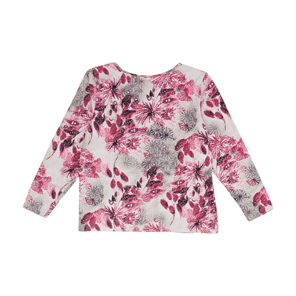 Pink Petite Floral Blouse
