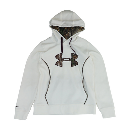 Ivory Solid Hoodie Pullover