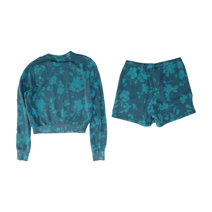 Blue Floral Active Set