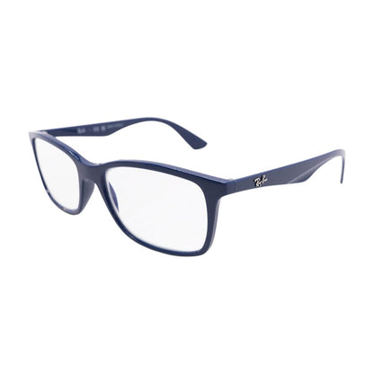 Blue RB7047 Rectangle Unknown Prescription Eyeglasses