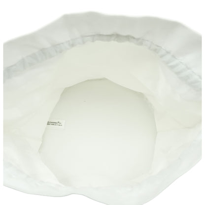 White 2PC Drawstring Dustbags