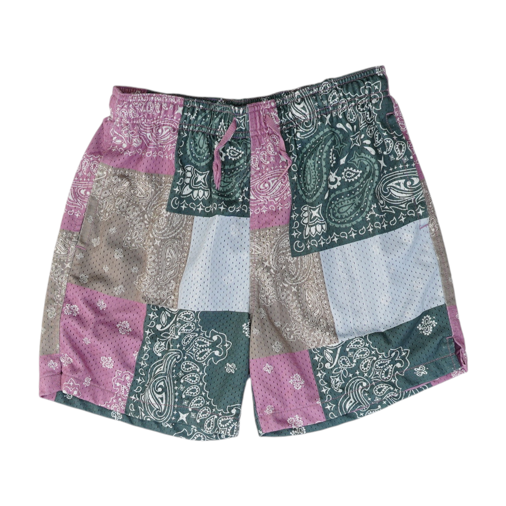 Multi Color Block Active Shorts