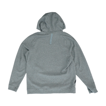 Gray Solid Hoodie Pullover